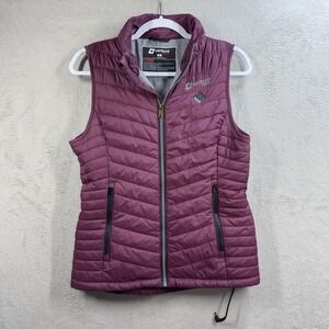 Venture Heat Women's Puffer Vest Size S Rechargeable Battery Pack Charger